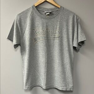 Grey Logo Crewneck T-Shirt - Gray
